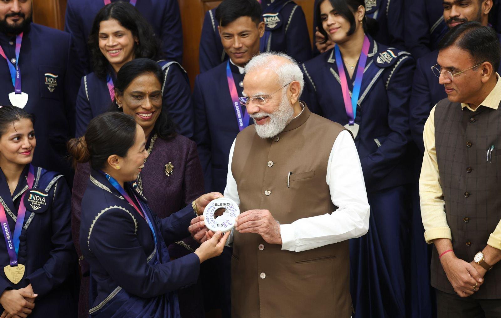 सीडब्ल्यूजी 2026: 'उनकी सफलता कई युवाओं को प्रेरित करेगी,' पदकवीरों से मिले पीएम मोदी, उत्कृष्ट प्रदर्शन के लिए सराहा