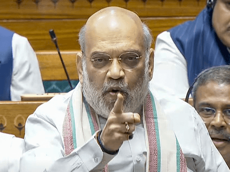 लोकसभा में गृहमंत्री अमित शाह ने कांग्रेस को याद दिलाई गलती, बोले- 'सिंधु जल संधि एक ब्लंडर था'