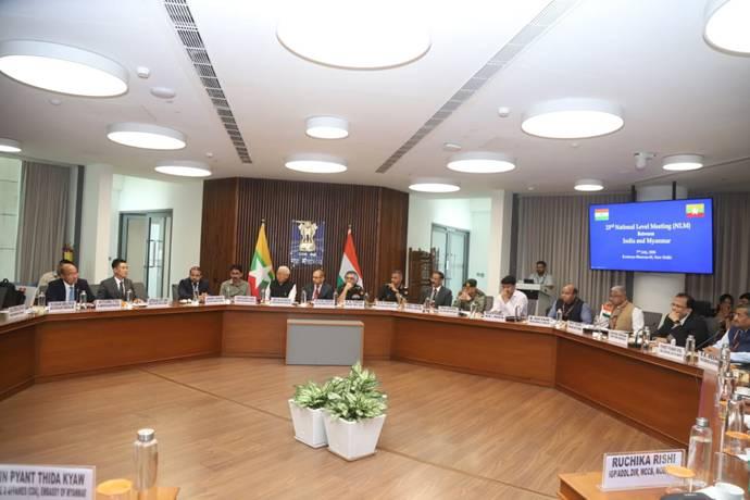 भारत-म्यांमार की 23वीं राष्ट्रीय बैठक, द्विपक्षीय सुरक्षा सहयोग बढ़ाने पर बनी सहमति