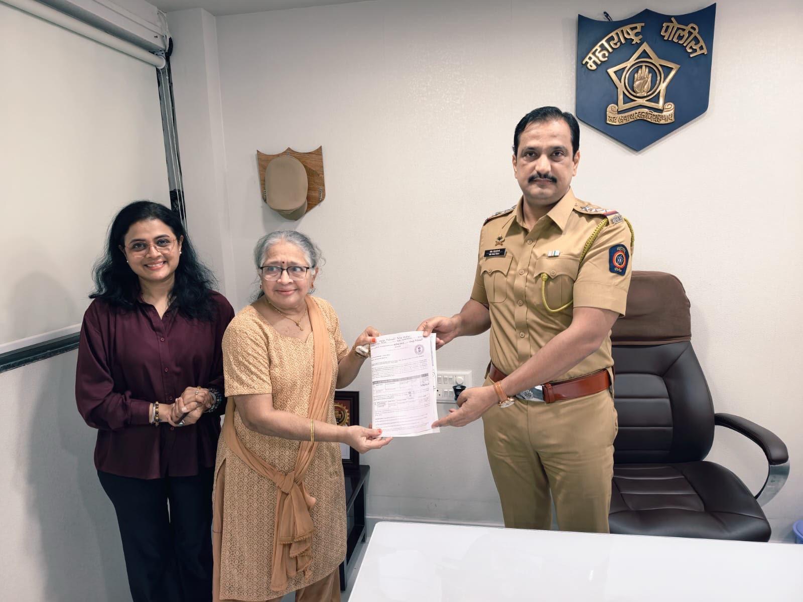 एक साल बाद साइबर ठगी की रकम मिली वापस, पुणे पुलिस ने अभिनेत्री भार्गवी चिरमुले की मां को लौटाए 35 हजार रुपए